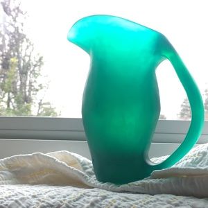 Dinosaur Designs jug in green resin